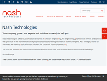Tablet Screenshot of nashtech.com
